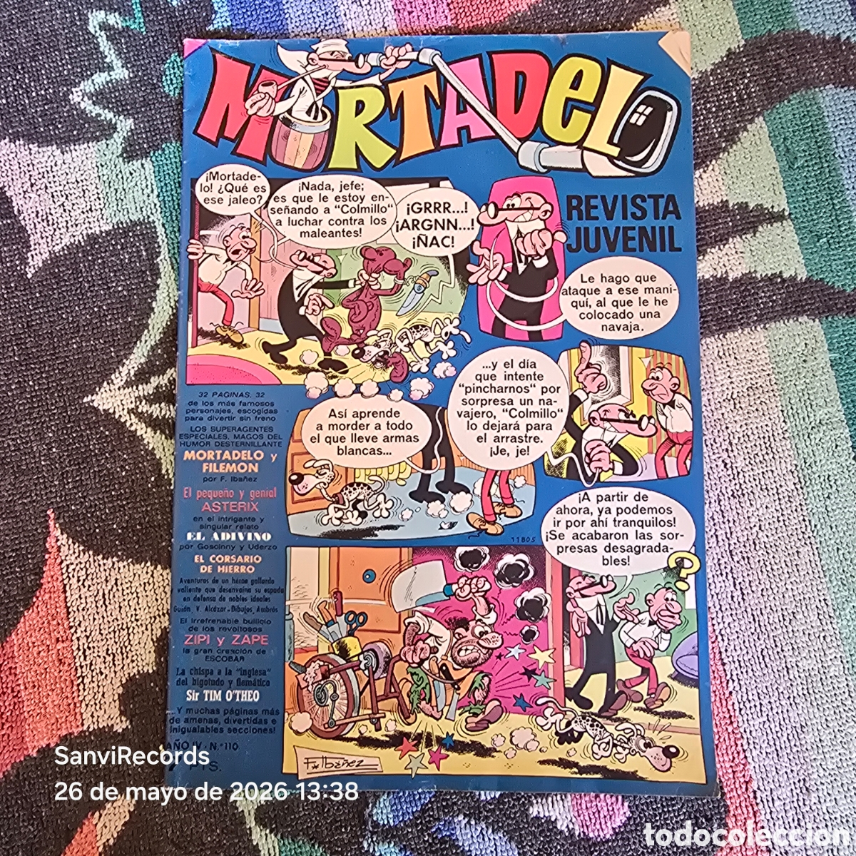 Tebeos: MORTADELO, REVISTA JUVENIL 110 (A&Ntilde;O IV) (BRUGUERA)
