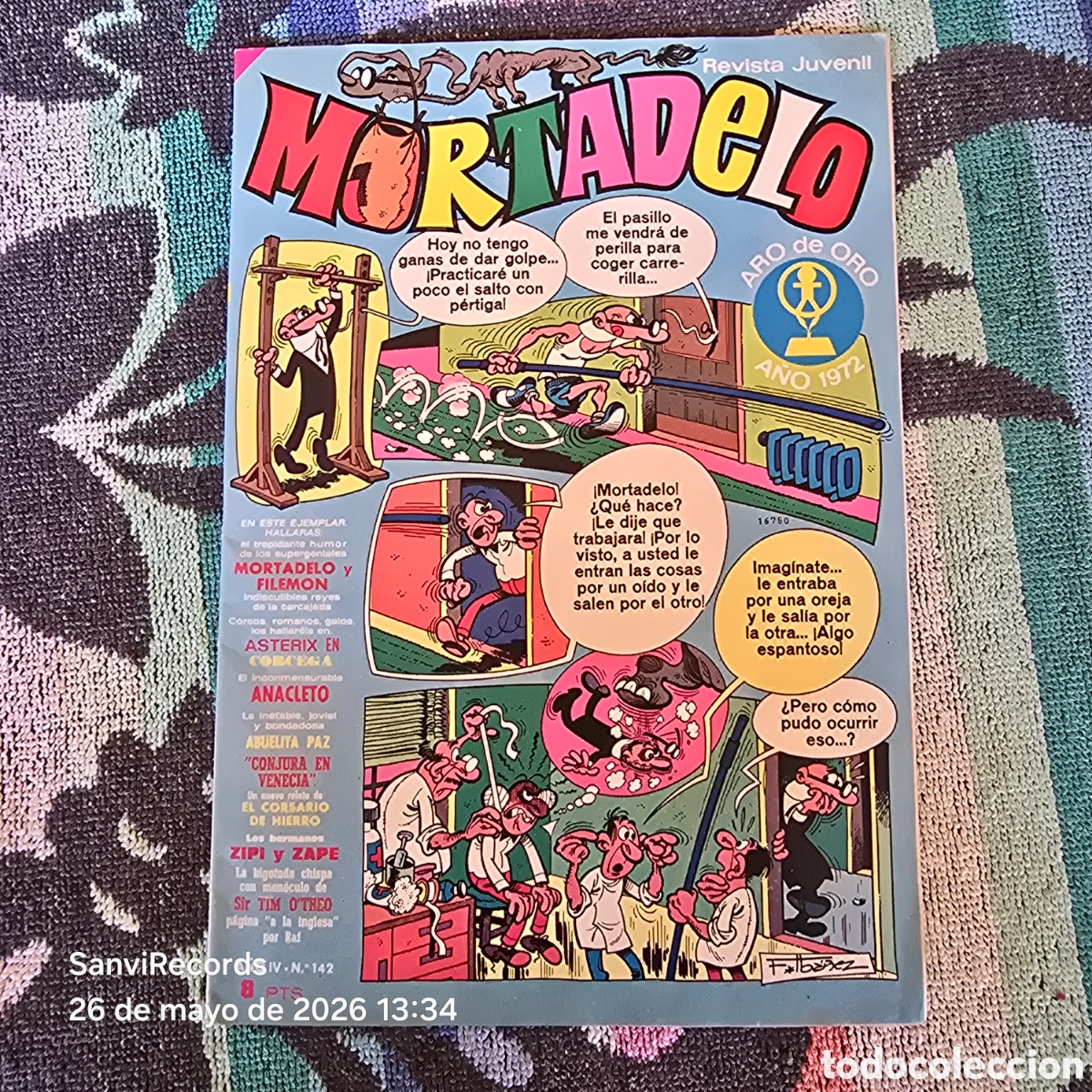 Tebeos: MORTADELO, REVISTA JUVENIL 142 (A&Ntilde;O IV) (BRUGUERA)