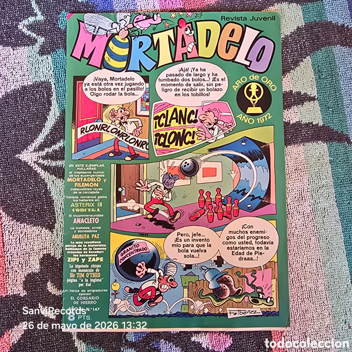 Tebeos: MORTADELO, REVISTA JUVENIL 147 (A&Ntilde;O IV) (BRUGUERA)