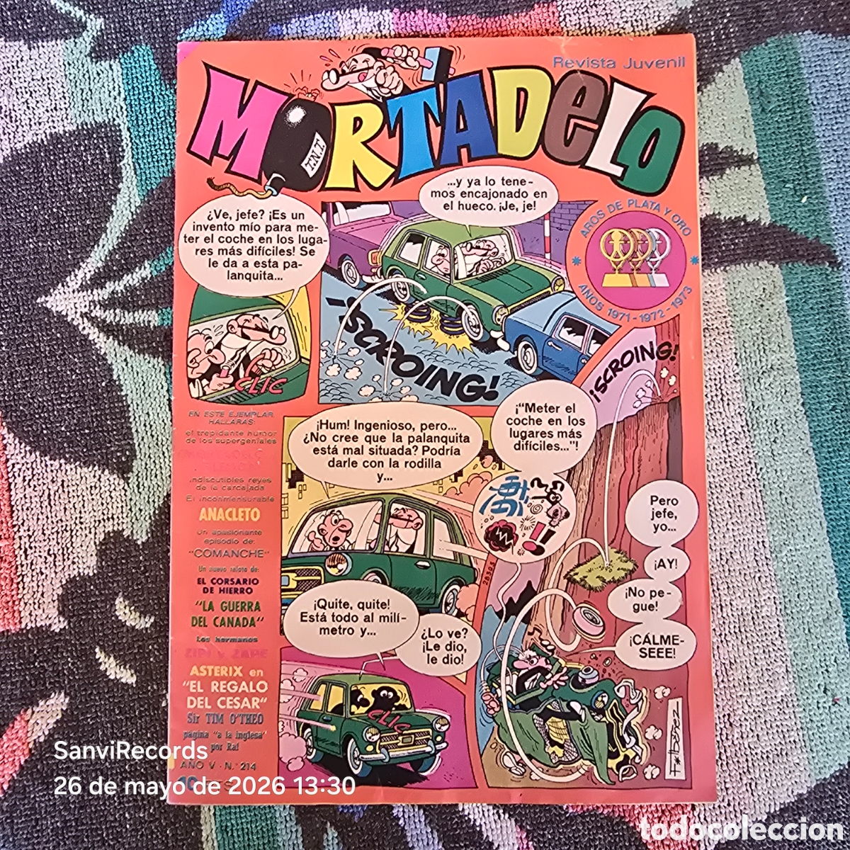 Tebeos: MORTADELO, REVISTA JUVENIL 214 (A&Ntilde;O V) (BRUGUERA)