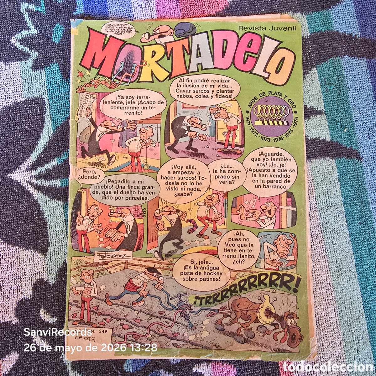 Tebeos: MORTADELO, REVISTA JUVENIL 349 (A&Ntilde;O VIII) (BRUGUERA)