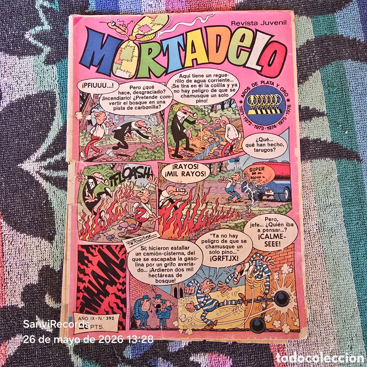 Tebeos: MORTADELO, REVISTA JUVENIL 392 (A&Ntilde;O IX) (BRUGUERA)