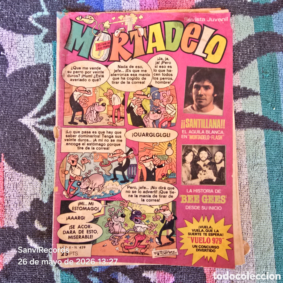 Tebeos: MORTADELO, REVISTA JUVENIL 439 (A&Ntilde;O X) (BRUGUERA)