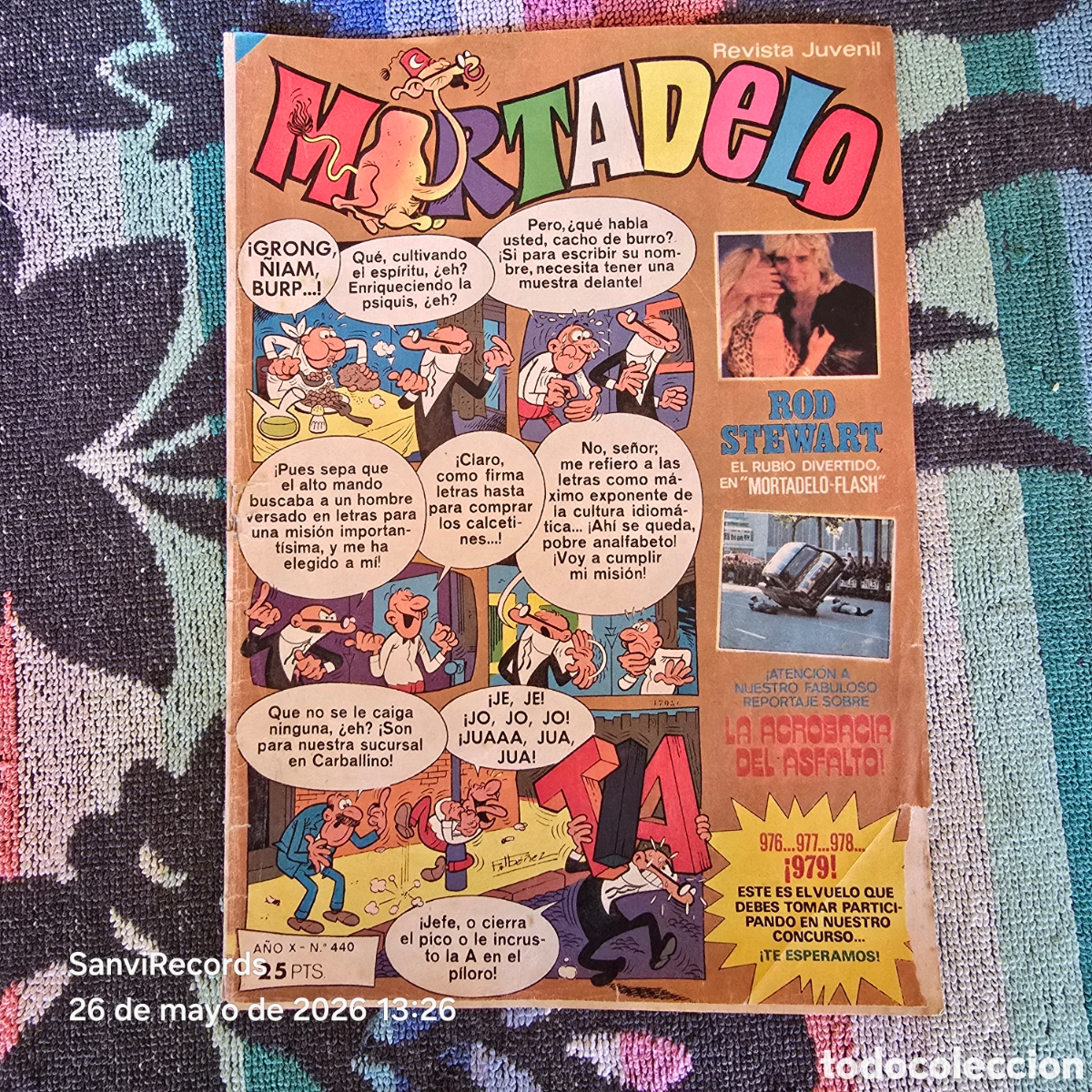 Tebeos: MORTADELO, REVISTA JUVENIL 440 (A&Ntilde;O X) (BRUGUERA)