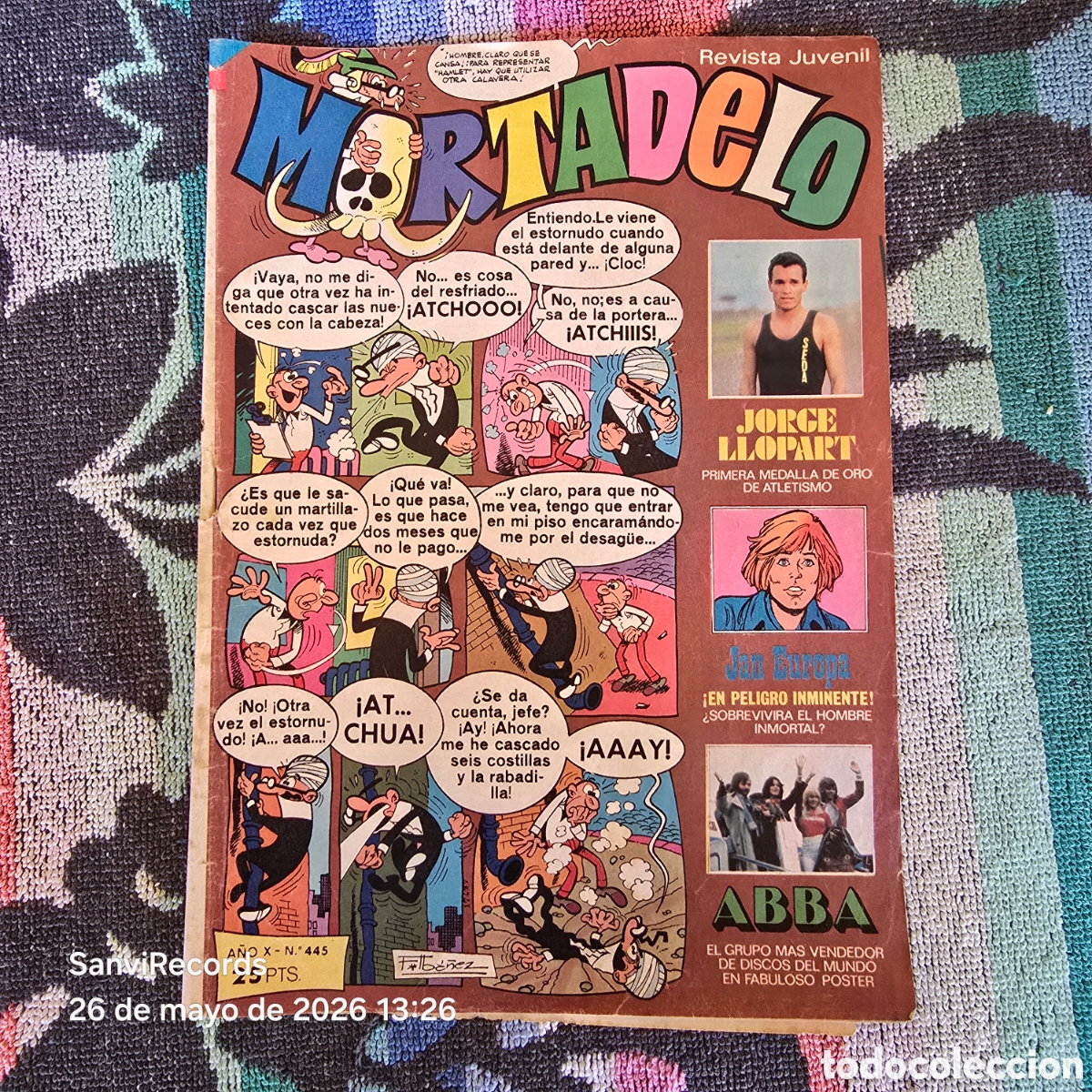 Tebeos: MORTADELO, REVISTA JUVENIL 445 (A&Ntilde;O X) (BRUGUERA)