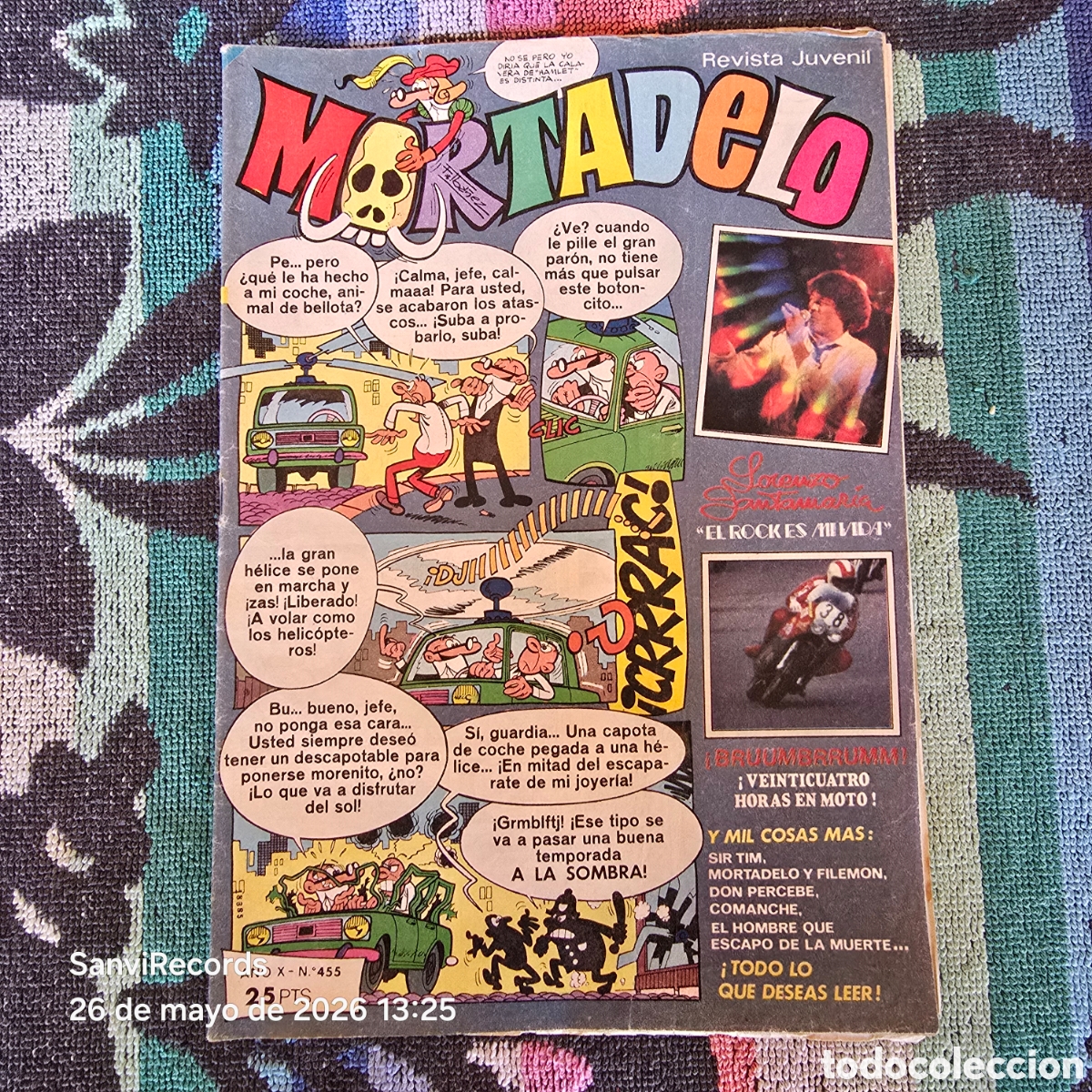 Tebeos: MORTADELO, REVISTA JUVENIL 455 (A&Ntilde;O X) (BRUGUERA)