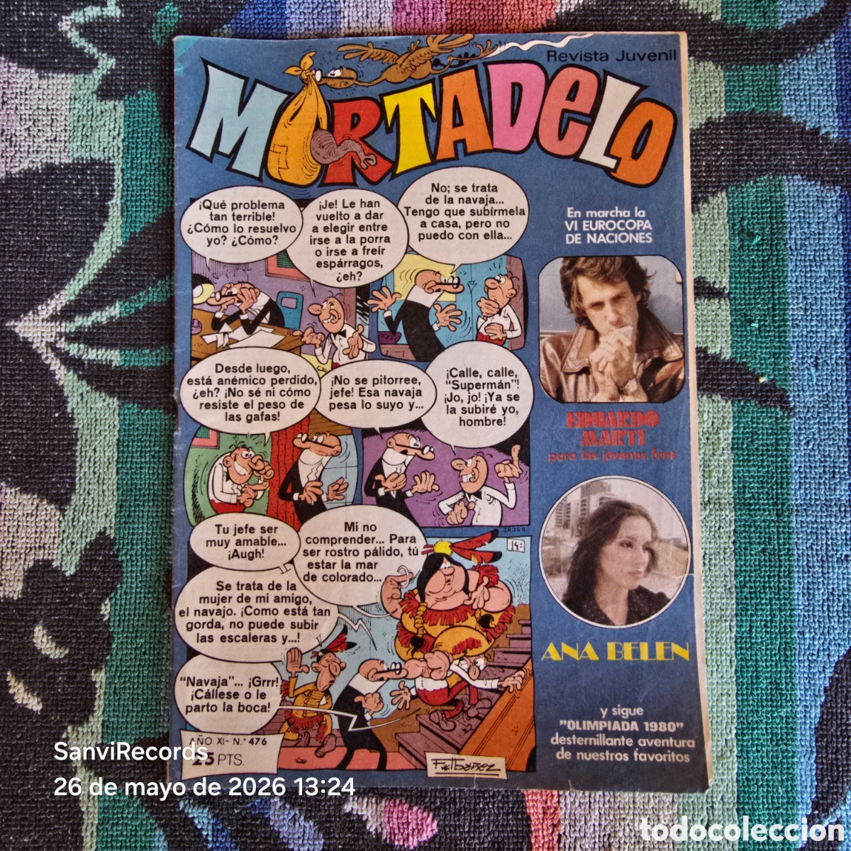 Tebeos: MORTADELO, REVISTA JUVENIL 476 (A&Ntilde;O XI) (BRUGUERA)