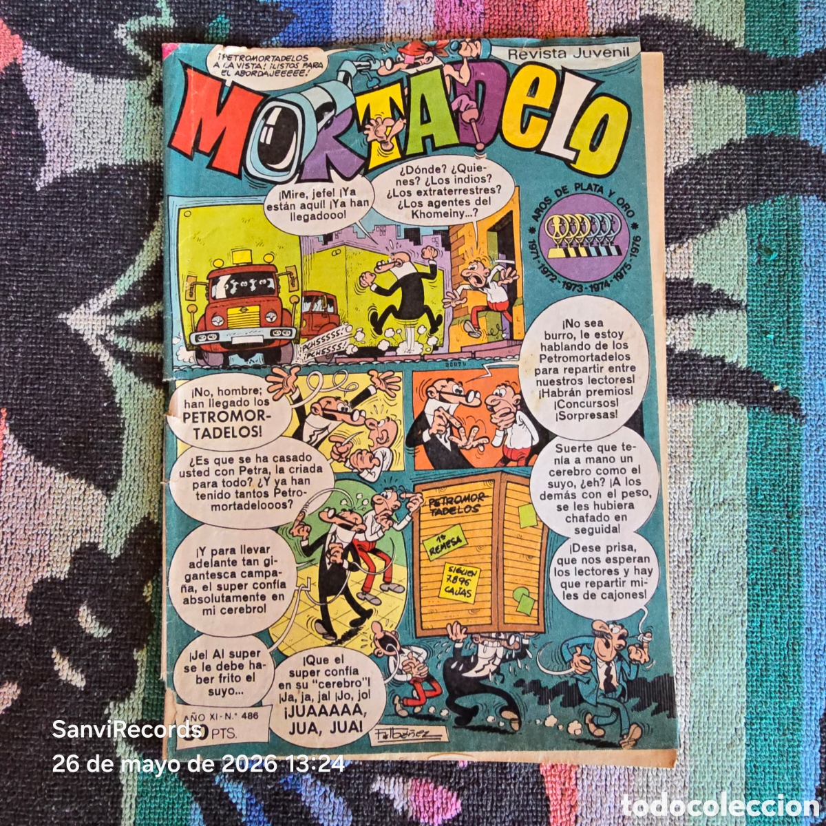 Tebeos: MORTADELO, REVISTA JUVENIL 486 (A&Ntilde;O XI) (BRUGUERA)