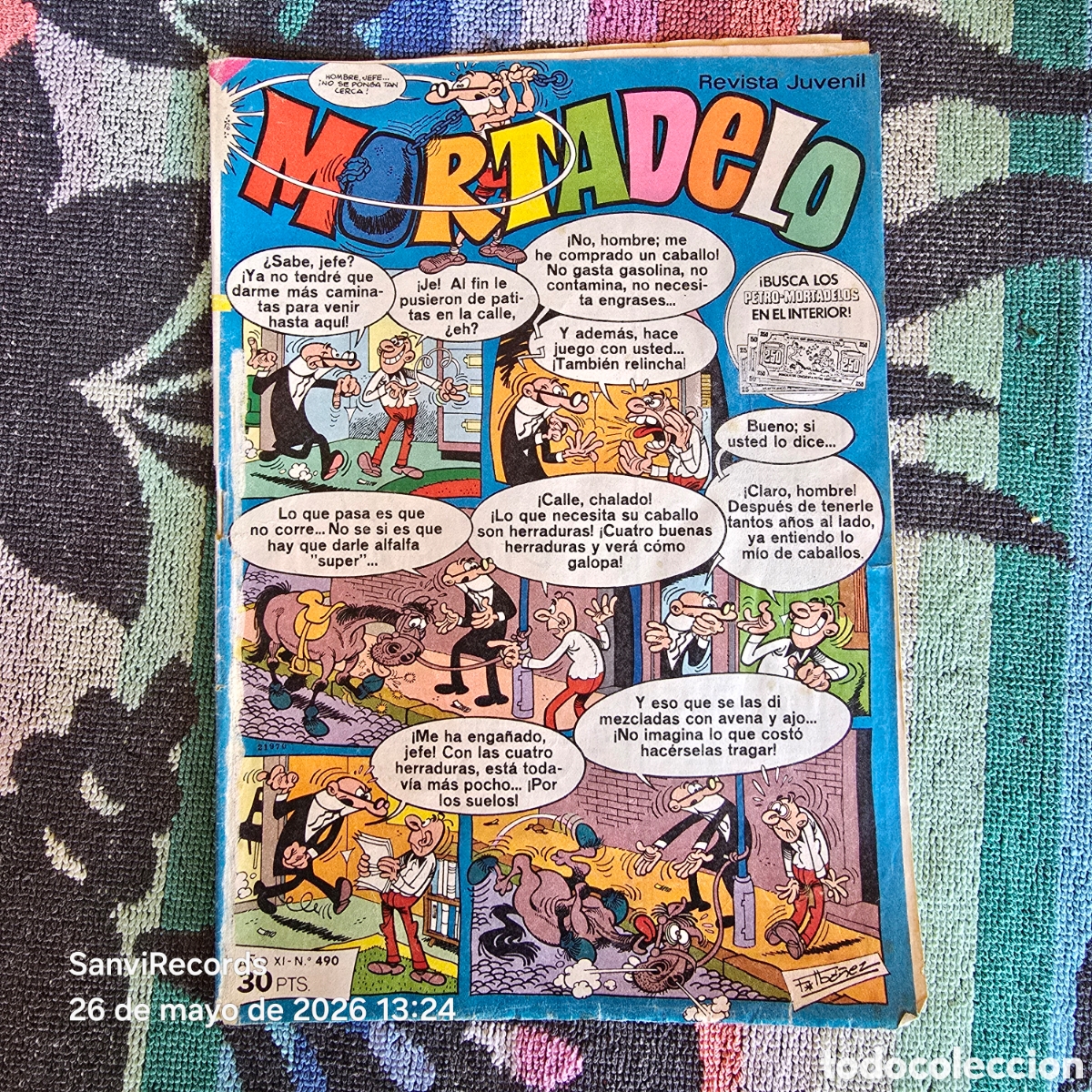 Tebeos: MORTADELO, REVISTA JUVENIL 490 (A&Ntilde;O XI) (BRUGUERA)