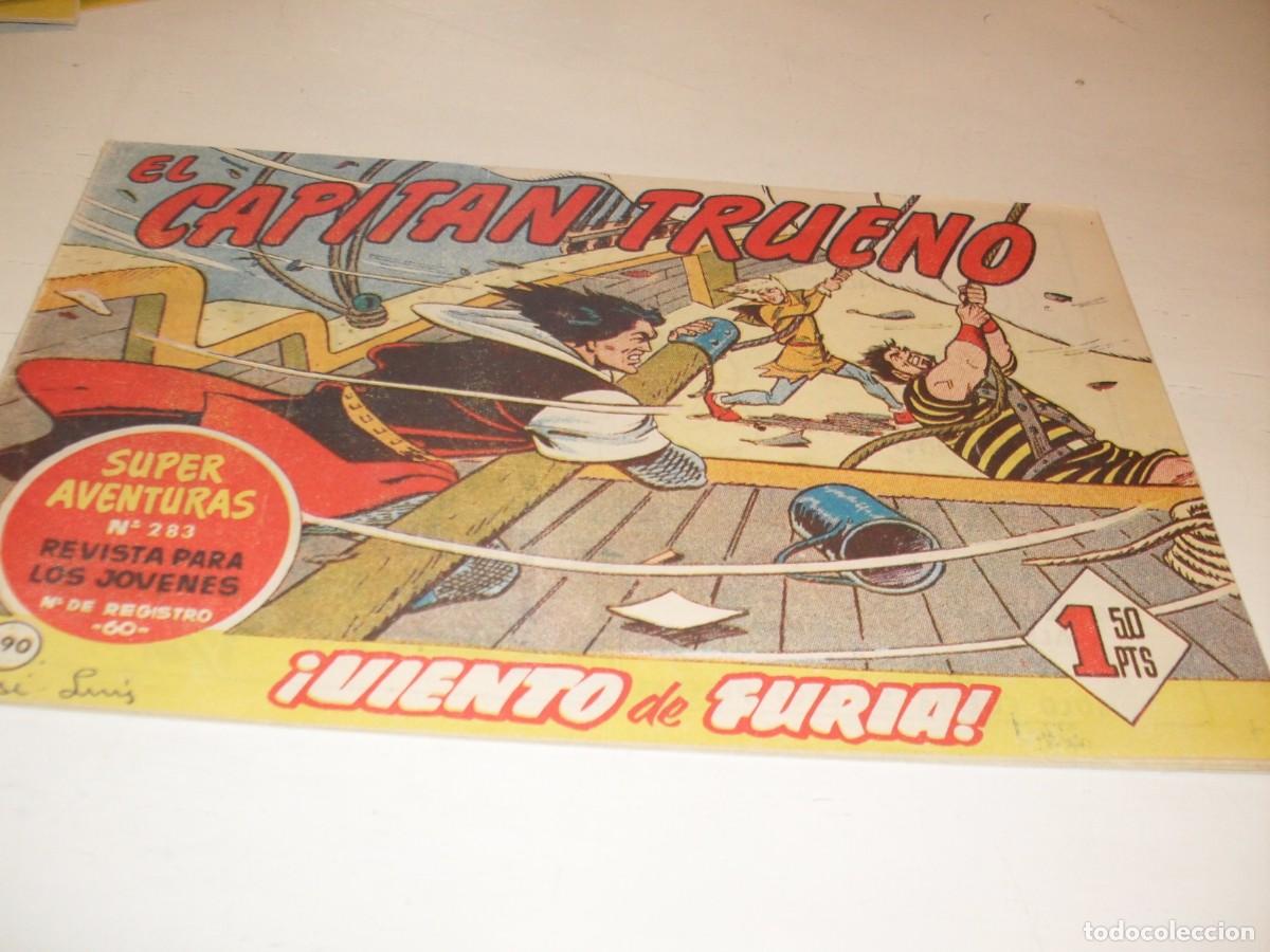 Tebeos: EL CAPITAN TRUENO,(ORIGINAL) N&ordm; 190,DENTRO PUBLICIDAD DEL CAMPEON Y TRUENO,DE 618.BRUGUERA,1956