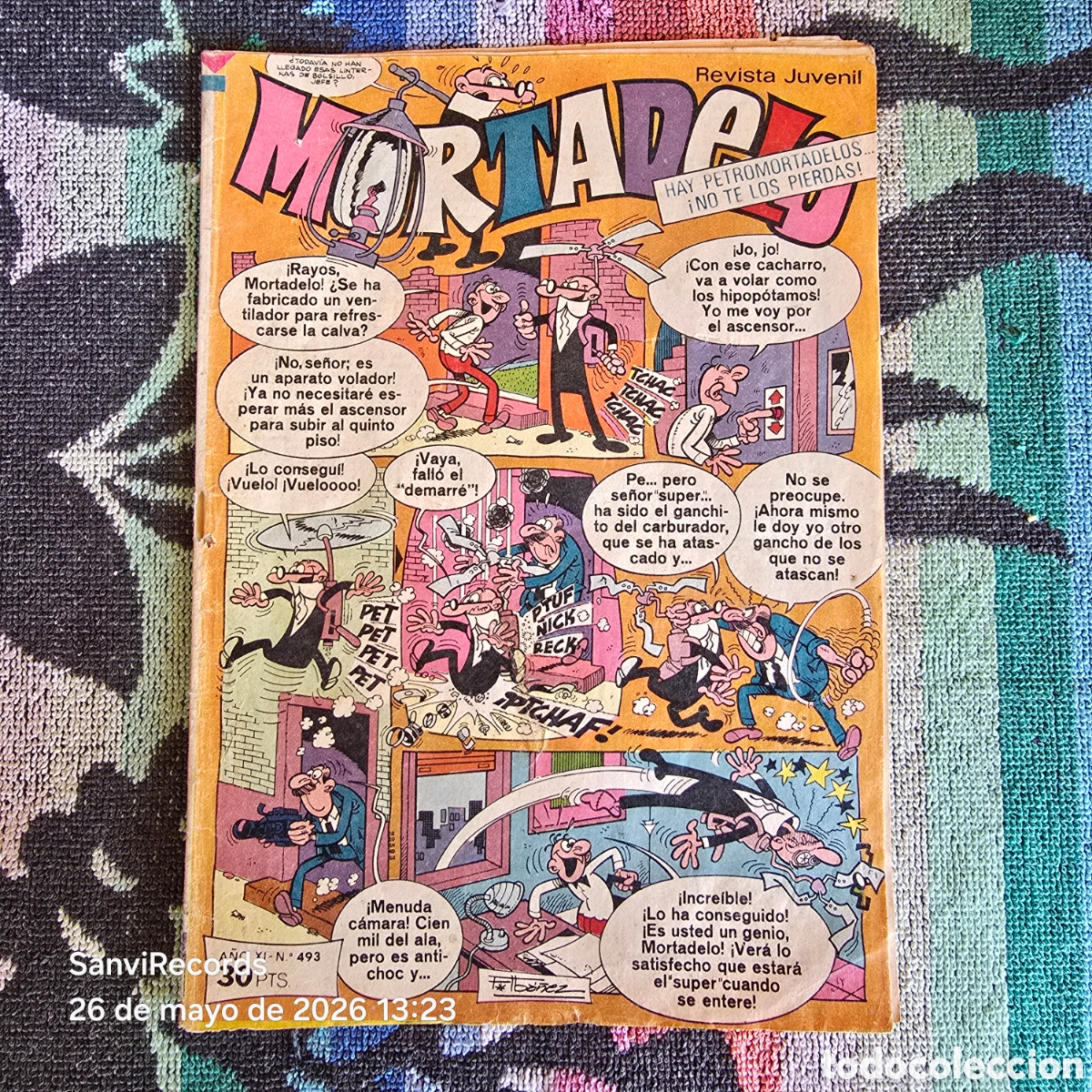 Tebeos: MORTADELO, REVISTA JUVENIL 493 (A&Ntilde;O XI) (BRUGUERA)