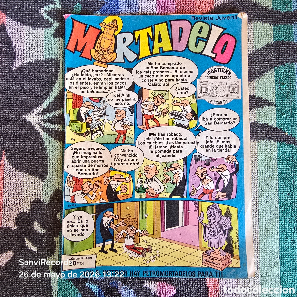 Tebeos: MORTADELO, REVISTA JUVENIL 489 (A&Ntilde;O XI) (BRUGUERA)