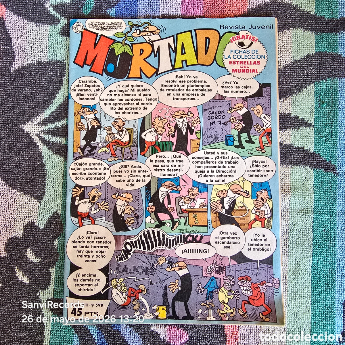 Tebeos: MORTADELO, REVISTA JUVENIL 598 (A&Ntilde;O XIII) (BRUGUERA)