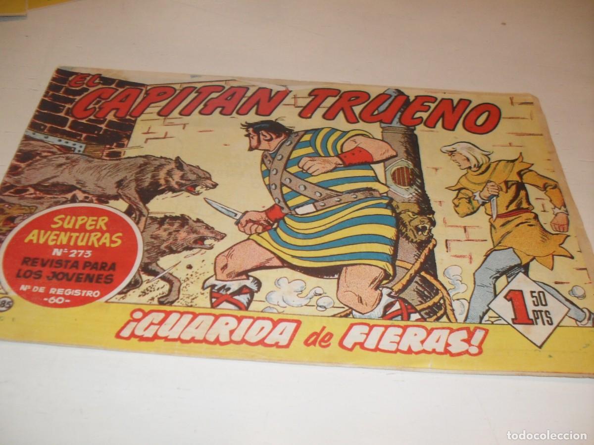 Tebeos: EL CAPITAN TRUENO,(ORIGINAL) N&ordm; 185,GUARIDA DE FIERAS&iexcl;&iexcl;,DE 618.BRUGUERA,1956