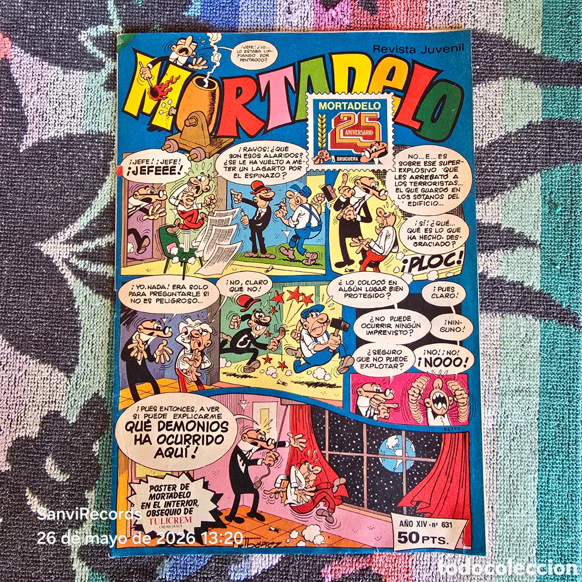 Tebeos: MORTADELO, REVISTA JUVENIL 631 (A&Ntilde;O XIV) (BRUGUERA)