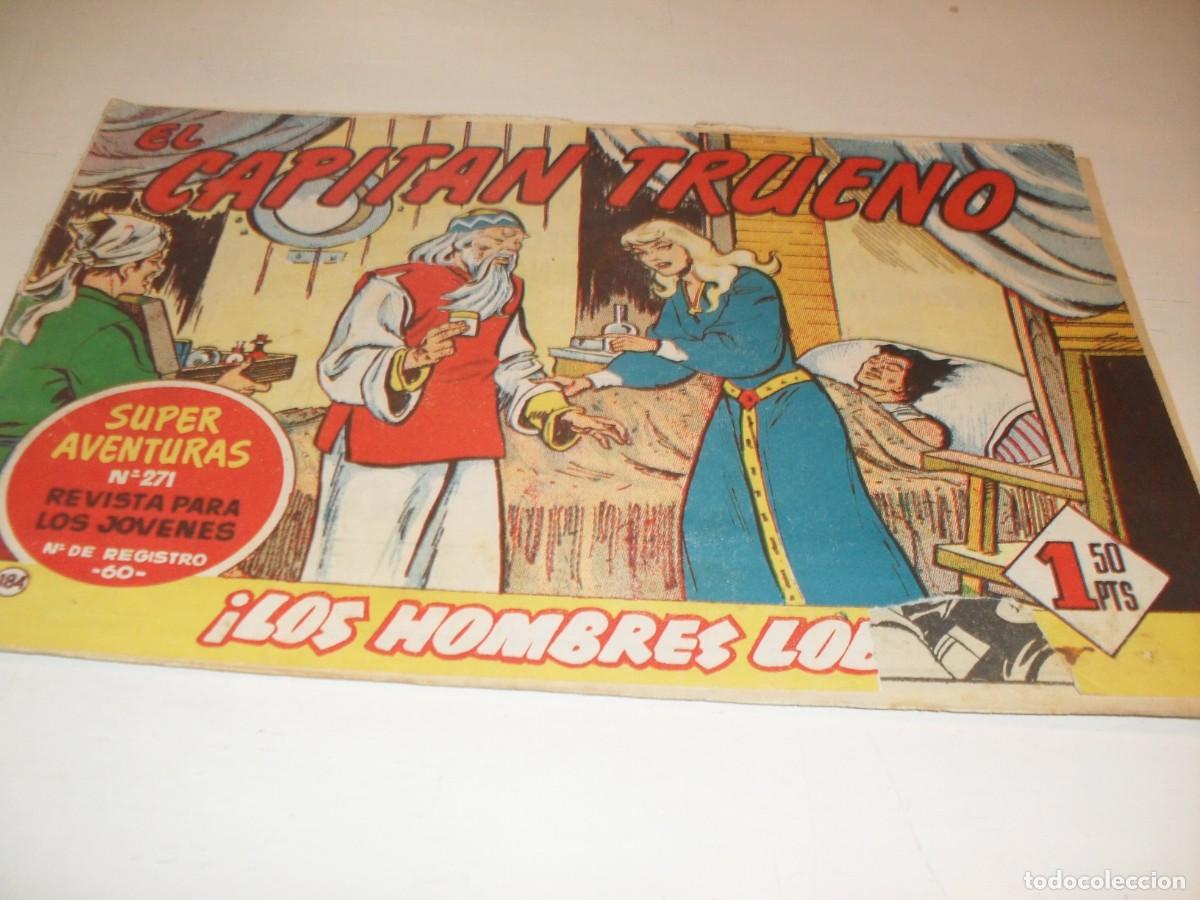 Tebeos: EL CAPITAN TRUENO,(ORIGINAL) N&ordm; 184,LOS HOMBRES LOBOS&iexcl;&iexcl;,DE 618.BRUGUERA,1956