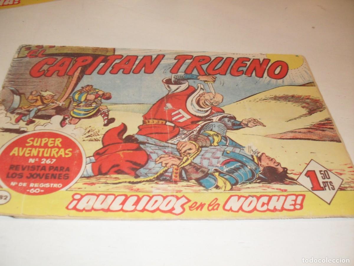 Tebeos: EL CAPITAN TRUENO,(ORIGINAL) N&ordm; 182,AULLIDOS EN LA NOCHE,DE V.MORA,DE 618.BRUGUERA,1956
