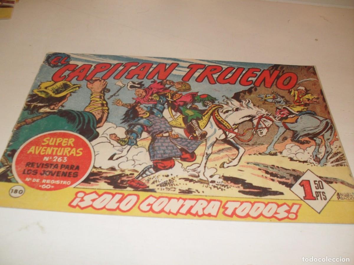 Tebeos: EL CAPITAN TRUENO,(ORIGINAL) N&ordm; 180,DENTRO PUBLICIDAD DEL CAMPEON,DE 618.BRUGUERA,1956