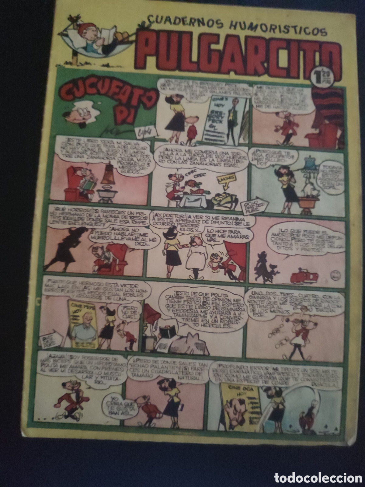 Tebeos: PULGARCITO &Aacute;LBUM INFANTIL N&ordm; 180 ORIGINAL. EDITORIAL BRUGUERA. 1,20 PTS