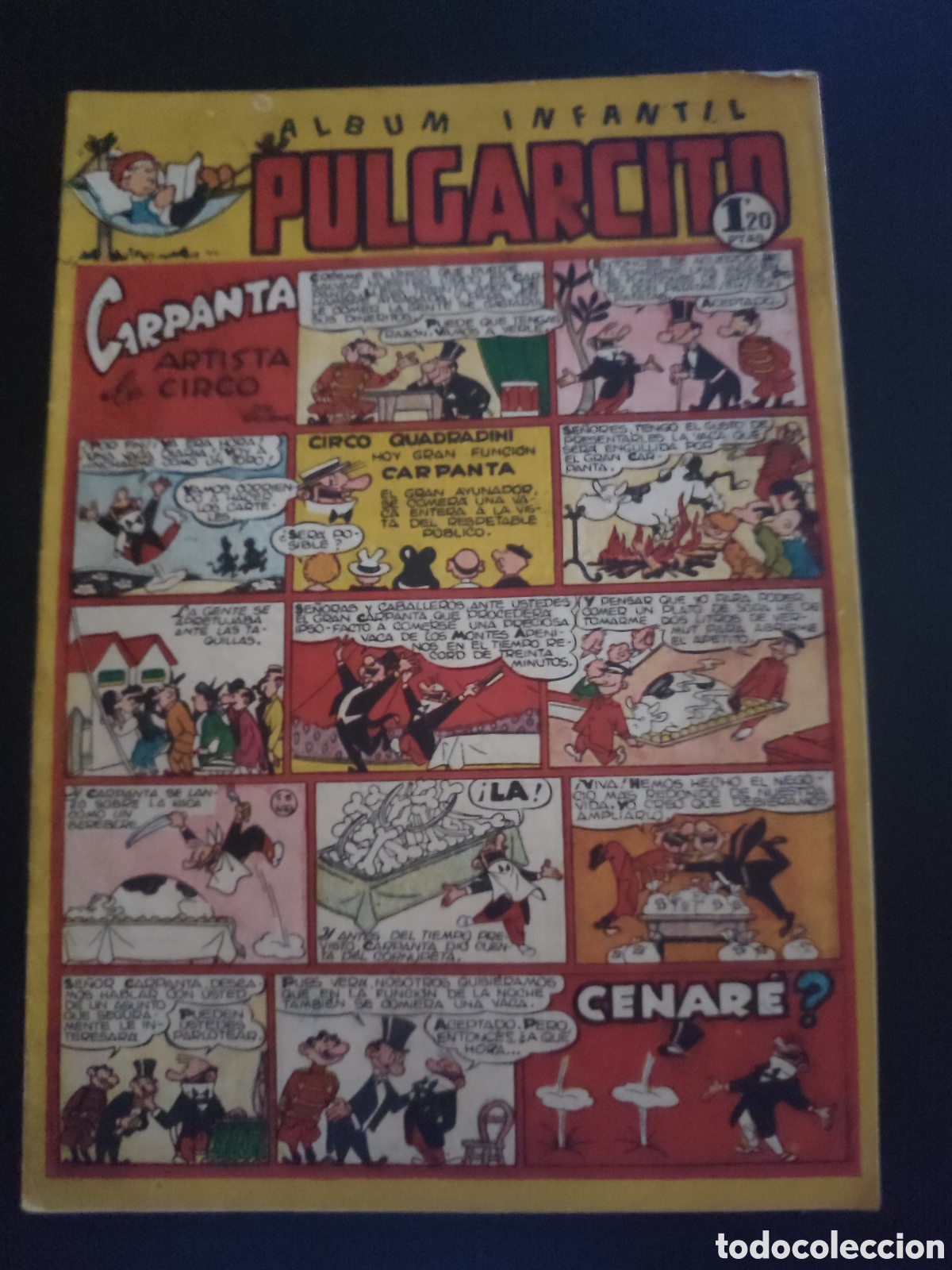 Tebeos: PULGARCITO &Aacute;LBUM INFANTIL N&ordm; 169 ORIGINAL. EDITORIAL BRUGUERA. 1,20 PTS