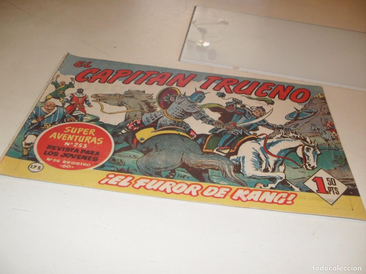 Tebeos: EL CAPITAN TRUENO,(ORIGINAL) N&ordm; 175,ULTIMO N&ordm; DIBUJADO POR AMBROS,DE V.MORA,DE 618.BRUGUERA,1956