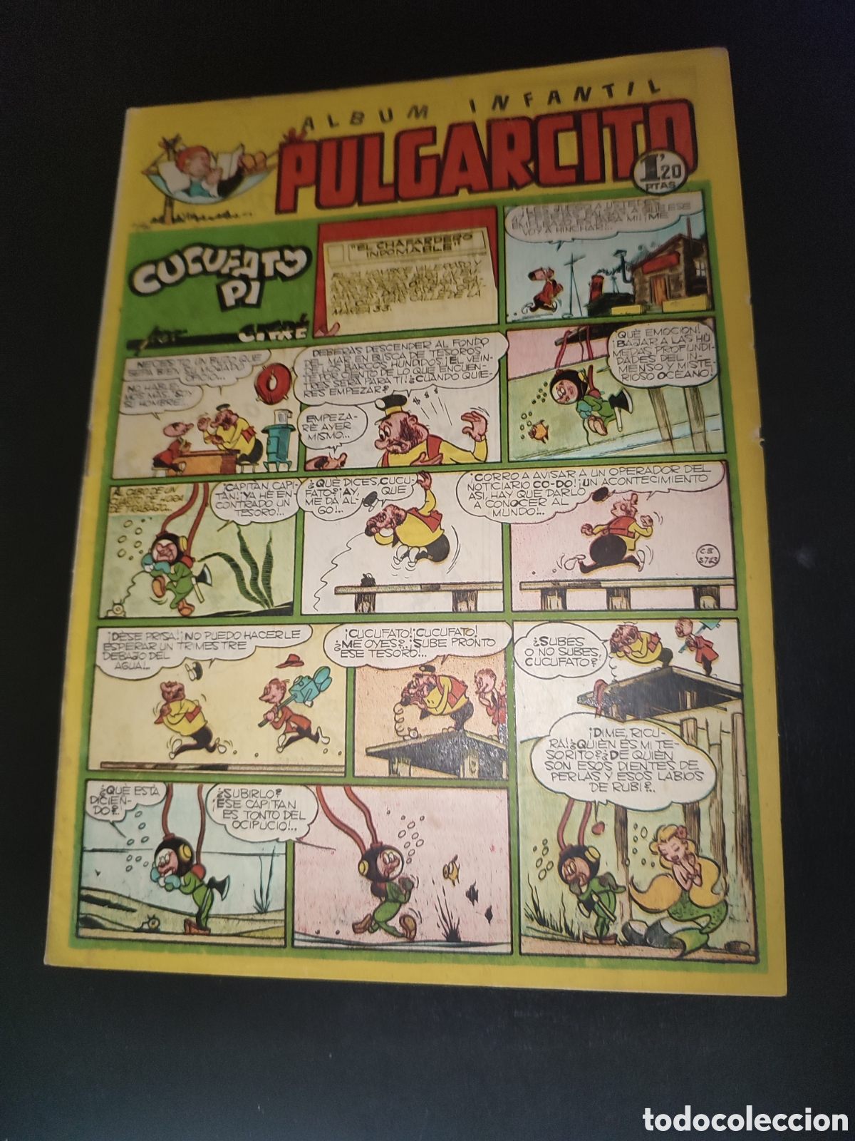 Comics: PULGARCITO &Aacute;LBUM INFANTIL N&ordm; 185 ORIGINAL. EDITORIAL BRUGUERA. 1,20 PTS