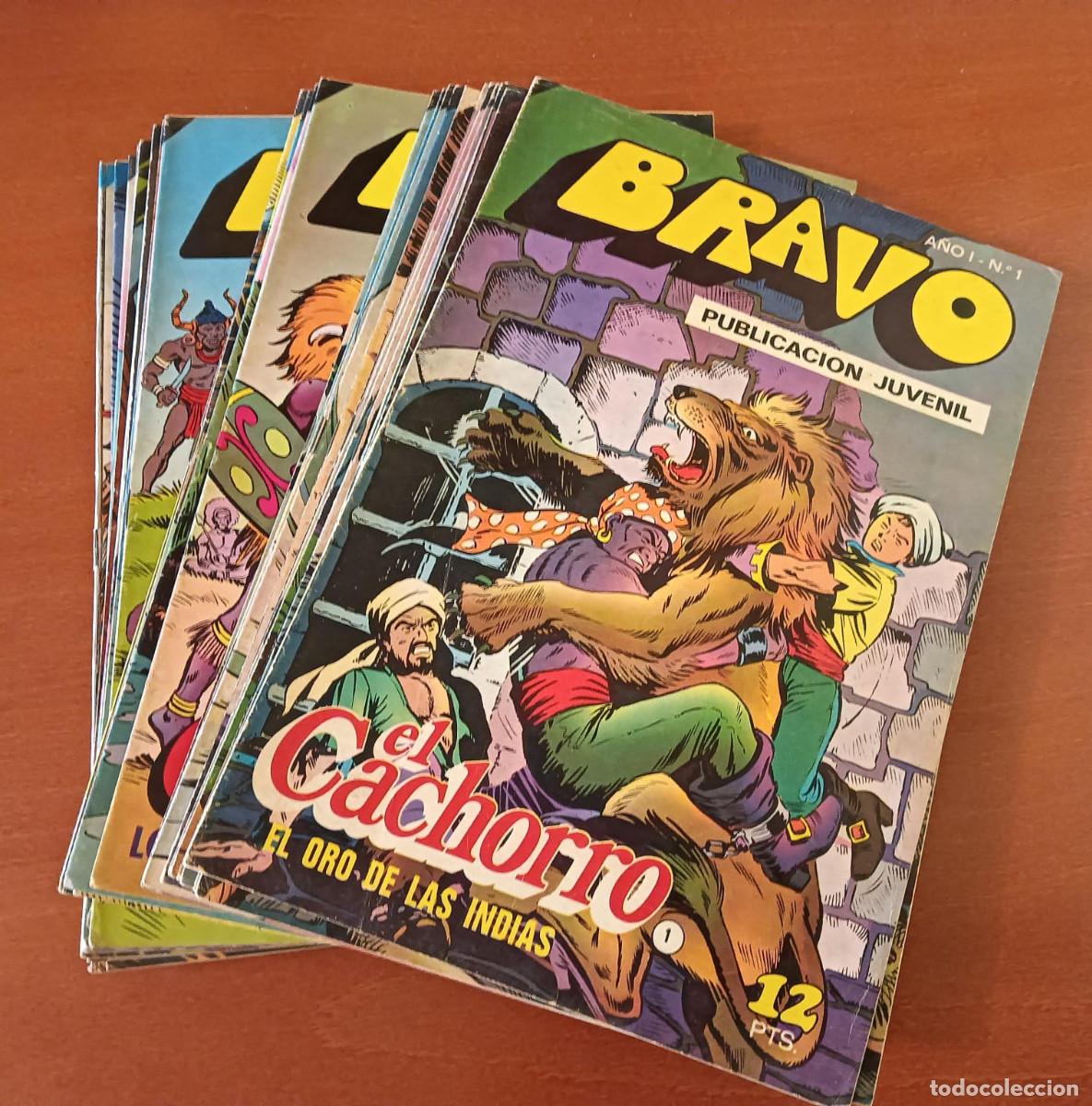 Tebeos: EL CACHORRO De la colecci&oacute;n BRAVO Completa 41 N&ordm;. Editorial Bruguera