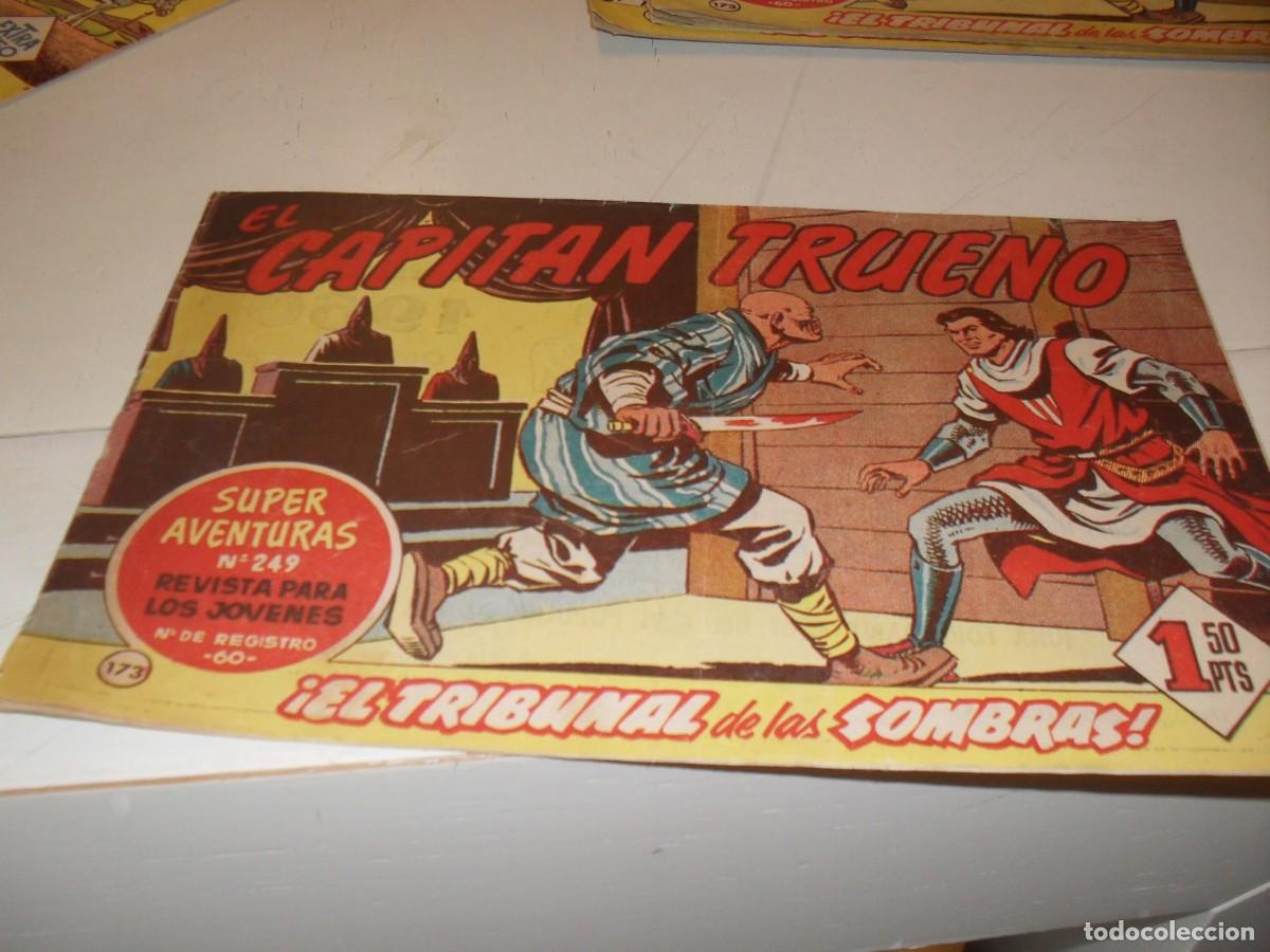 Tebeos: EL CAPITAN TRUENO,(ORIGINAL) N&ordm; 173,EL TRIBUNAL DE LAS SOMBRAS&iexcl;&iexcl;,DE V.MORA,DE 618.BRUGUERA,1956