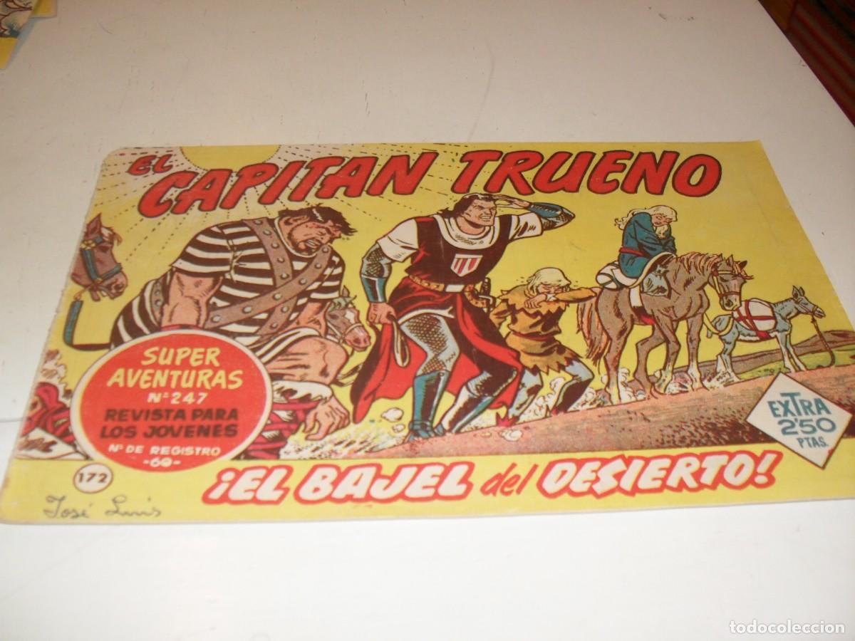 Tebeos: EL CAPITAN TRUENO,(ORIGINAL) N&ordm; 172,EL BAJEL DEL DESIERTO&iexcl;&iexcl;,DE V.MORA,DE 618.BRUGUERA,1956
