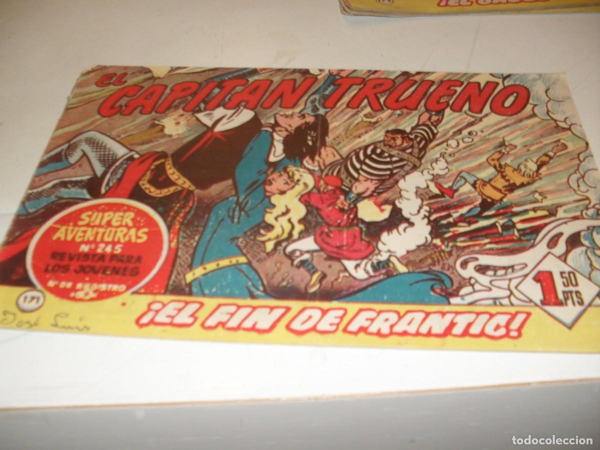 Tebeos: EL CAPITAN TRUENO,(ORIGINAL) N&ordm; 171,EN CONTRAPORTADA ANUNCIO TRUENO EXTRA,DE 618.BRUGUERA,1956