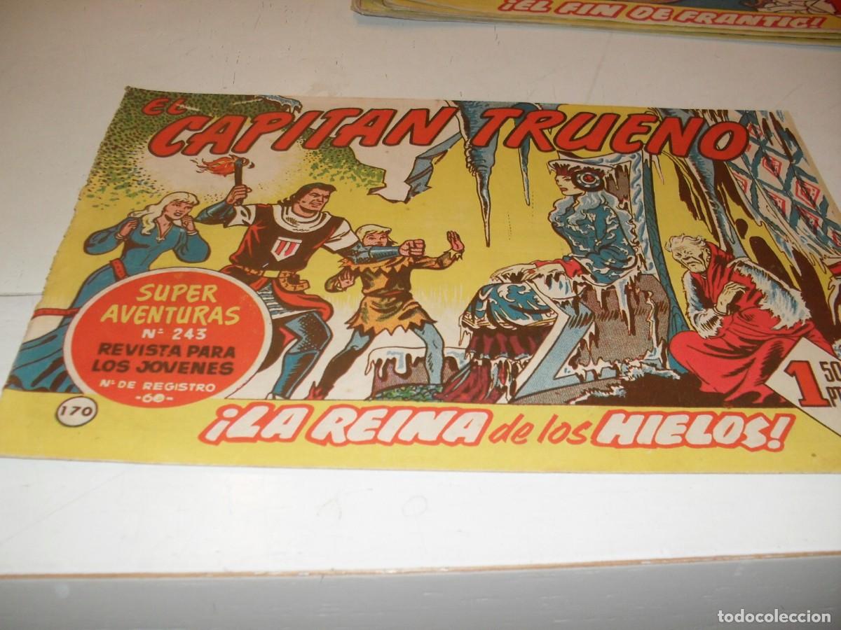 Tebeos: EL CAPITAN TRUENO,(ORIGINAL) N&ordm; 170,EN CONTRAPORTADA ANUNCIO TRUENO EXTRA,DE 618.BRUGUERA,1956