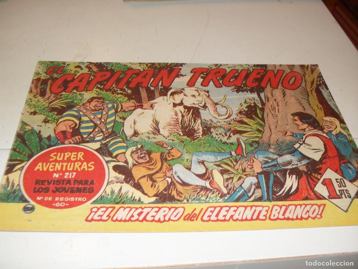 Tebeos: EL CAPITAN TRUENO,(ORIGINAL) N&ordm; 159,DENTRO PUBLICIDAD PULGARCITO,DE V.MORA,DE 618.BRUGUERA,1956
