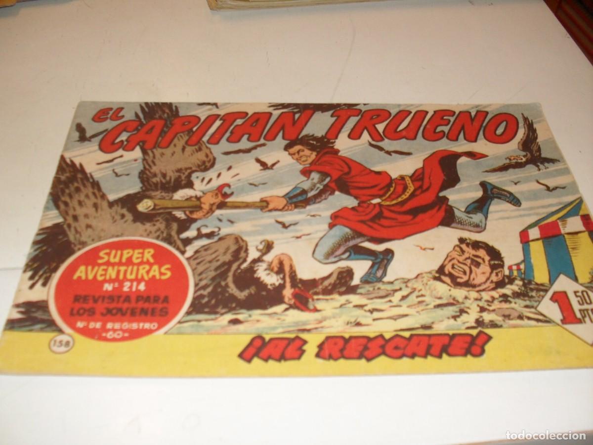 Tebeos: EL CAPITAN TRUENO,(ORIGINAL) N&ordm; 158,DENTRO PUBLICIDAD PULGARCITO,DE V.MORA,DE 618.BRUGUERA,1956