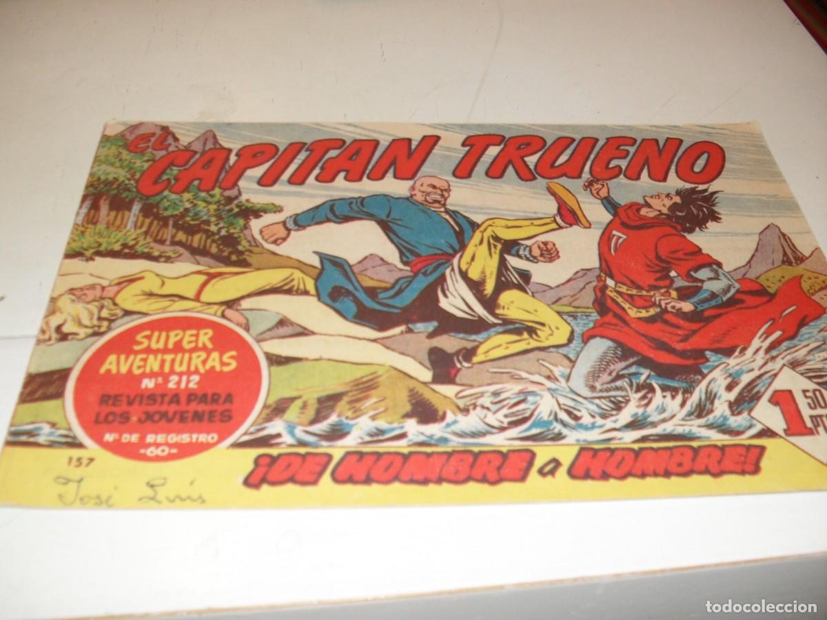 Tebeos: EL CAPITAN TRUENO,(ORIGINAL) N&ordm; 157,DE HOMBRE A HOMBRE,DE V.MORA,DE 618.BRUGUERA,1956