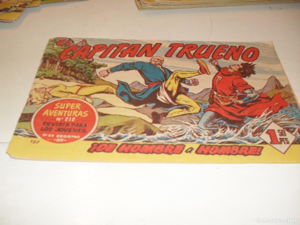 Tebeos: EL CAPITAN TRUENO,(ORIGINAL) N&ordm; 157,DE HOMBRE A HOMBRE,DE V.MORA,DE 618.BRUGUERA,1956