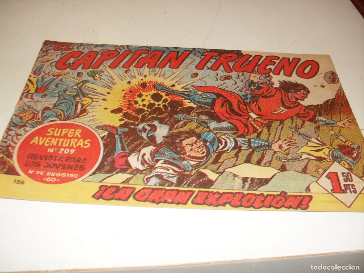 Tebeos: EL CAPITAN TRUENO,(ORIGINAL) N&ordm; 156,LA GRAN EXPLOSION,DE V.MORA,DE 618.BRUGUERA,1956