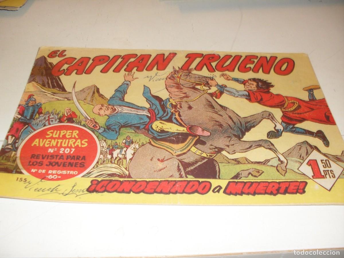 Tebeos: EL CAPITAN TRUENO,(ORIGINAL) N&ordm; 155,CONDENADO A MUERTE,DE V.MORA,DE 618.BRUGUERA,1956