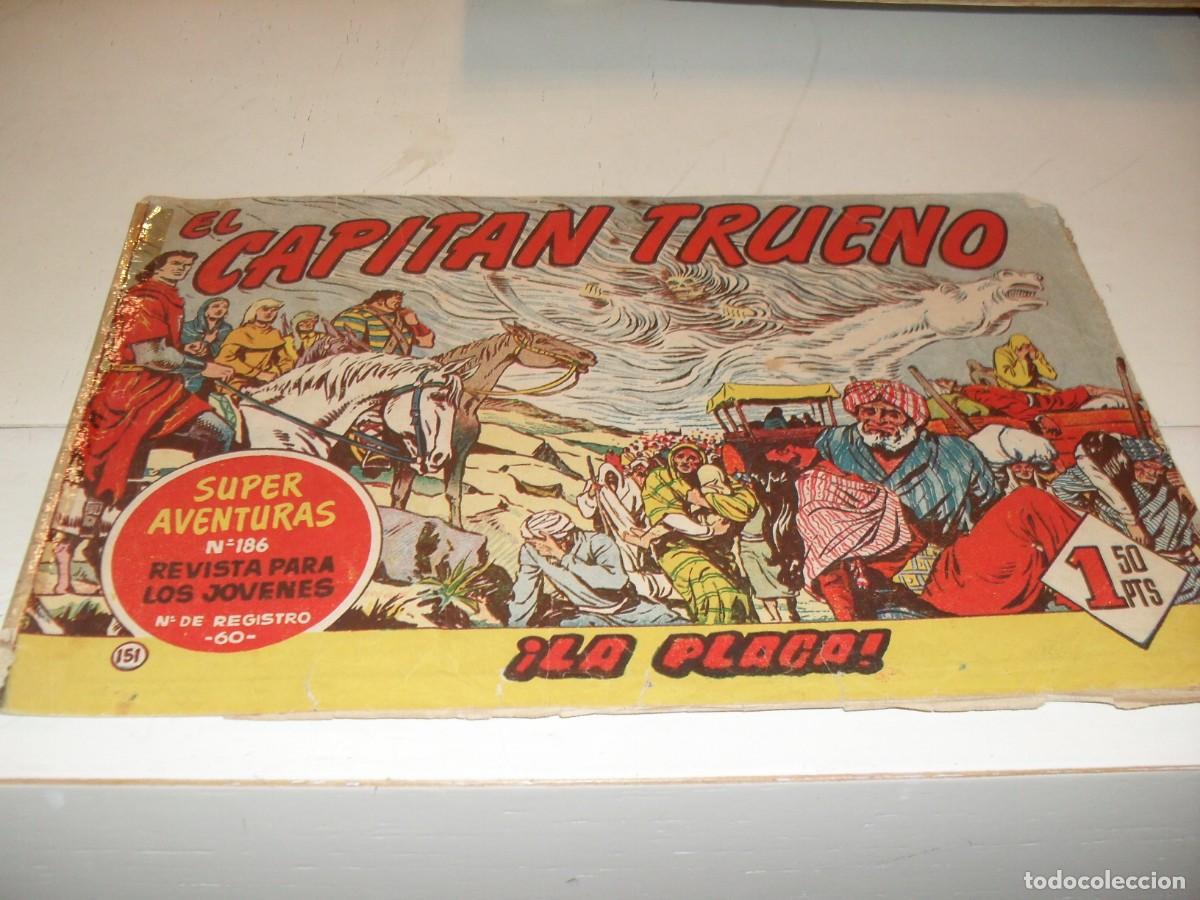 Tebeos: EL CAPITAN TRUENO,(ORIGINAL) N&ordm; 151,LA PLAGA&iexcl;&iexcl;,DE V.MORA,DE 618.BRUGUERA,1956