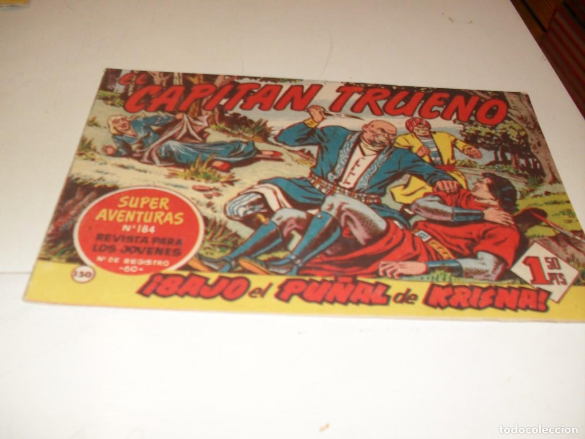 Tebeos: EL CAPITAN TRUENO,(ORIGINAL) N&ordm; 150,BAJO EL `PU&Ntilde;AL DE KRISNA&iexcl;&iexcl;,DE V.MORA,DE 618.BRUGUERA,1956
