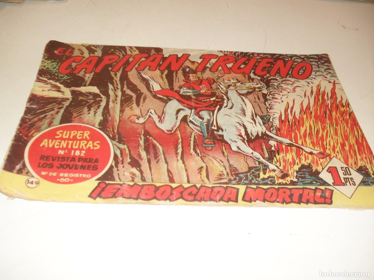 Tebeos: EL CAPITAN TRUENO,(ORIGINAL) N&ordm; 149,EMBOSCADA MORTAL&iexcl;&iexcl;,DE V.MORA,DE 618.BRUGUERA,1956
