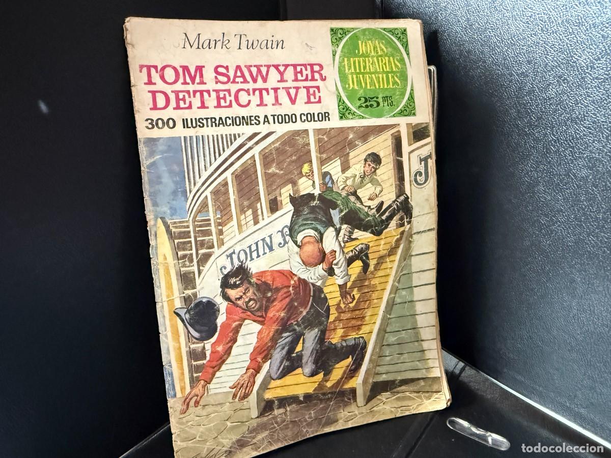 Tebeos: Tom Sawyer Detective &ndash; Mark Twain &ndash; Joyas Literarias Juveniles Bruguera n&ordm; 60 &ndash; c&oacute;mic vintage 1976