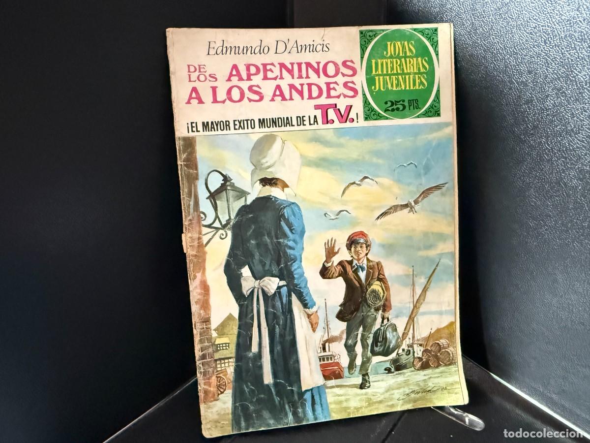 Tebeos: De los Apeninos a los Andes &ndash; Joyas Literarias Juveniles Bruguera n&ordm; 75 &ndash; c&oacute;mic vintage 1976