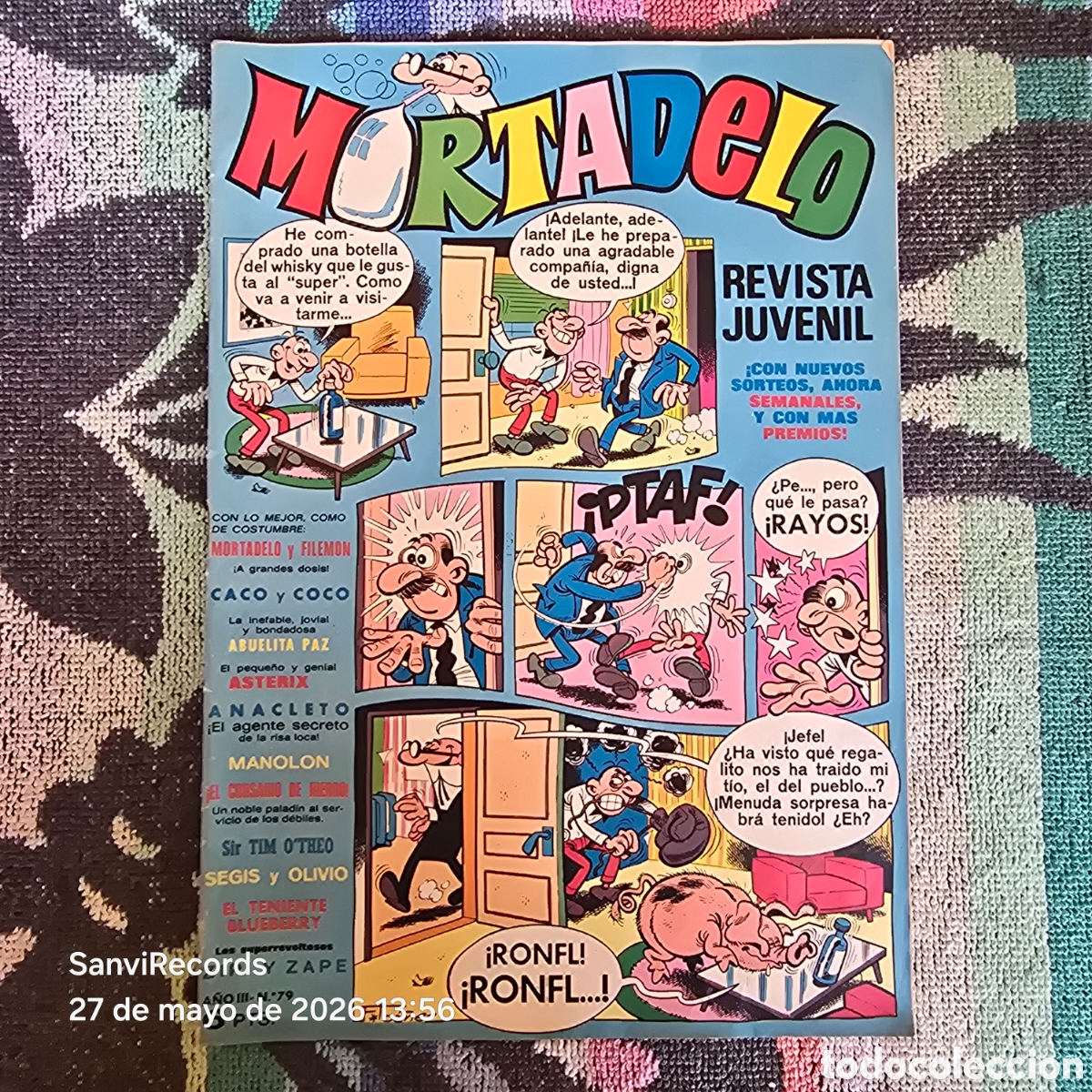 Tebeos: MORTADELO, REVISTA JUVENIL 79 (A&Ntilde;O III) (BRUGUERA)