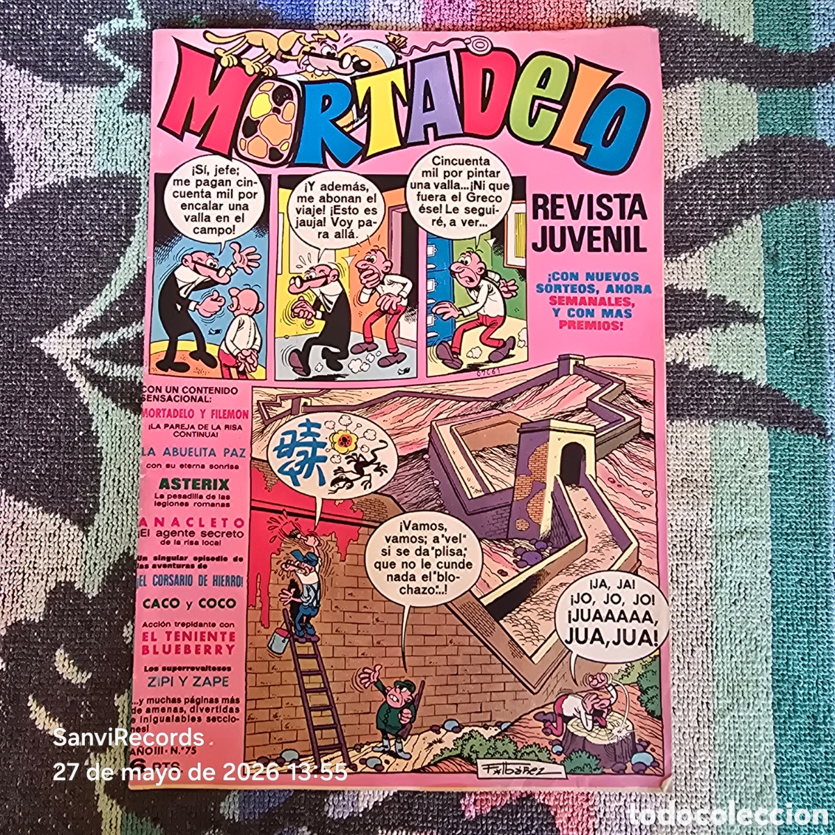 Tebeos: MORTADELO, REVISTA JUVENIL 75 (A&Ntilde;O III) (BRUGUERA)