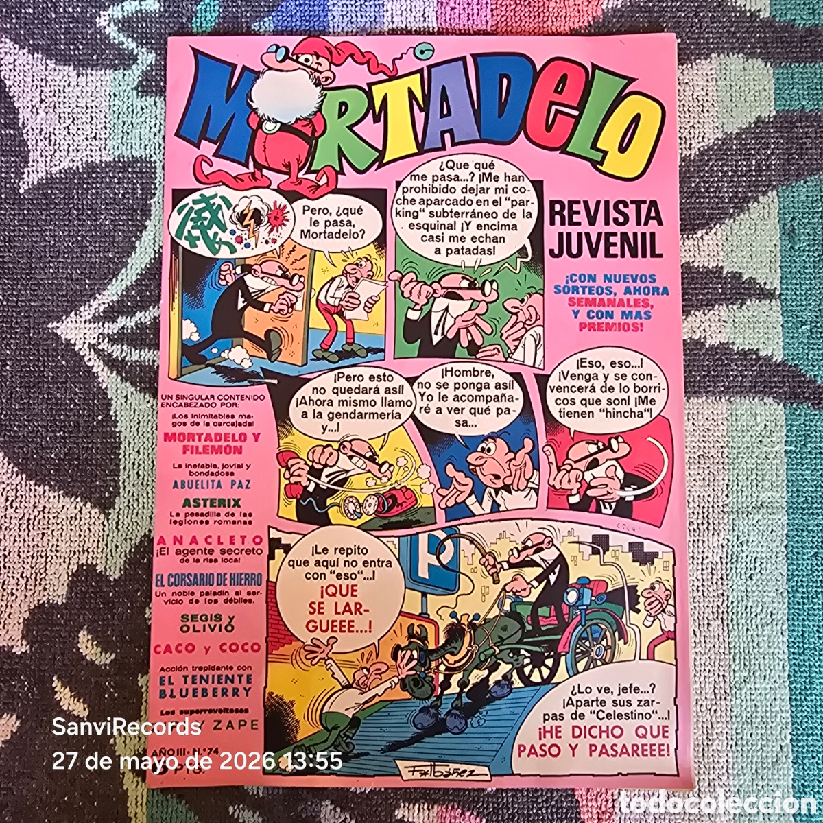 Tebeos: MORTADELO, REVISTA JUVENIL 74 (A&Ntilde;O III) (BRUGUERA)