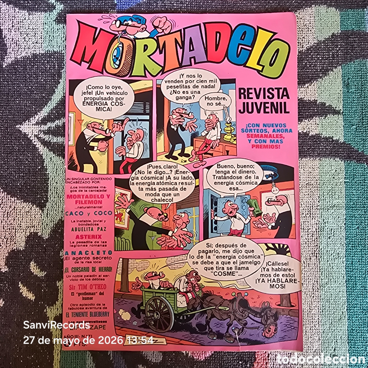 Tebeos: MORTADELO, REVISTA JUVENIL 71 (A&Ntilde;O III) (BRUGUERA)