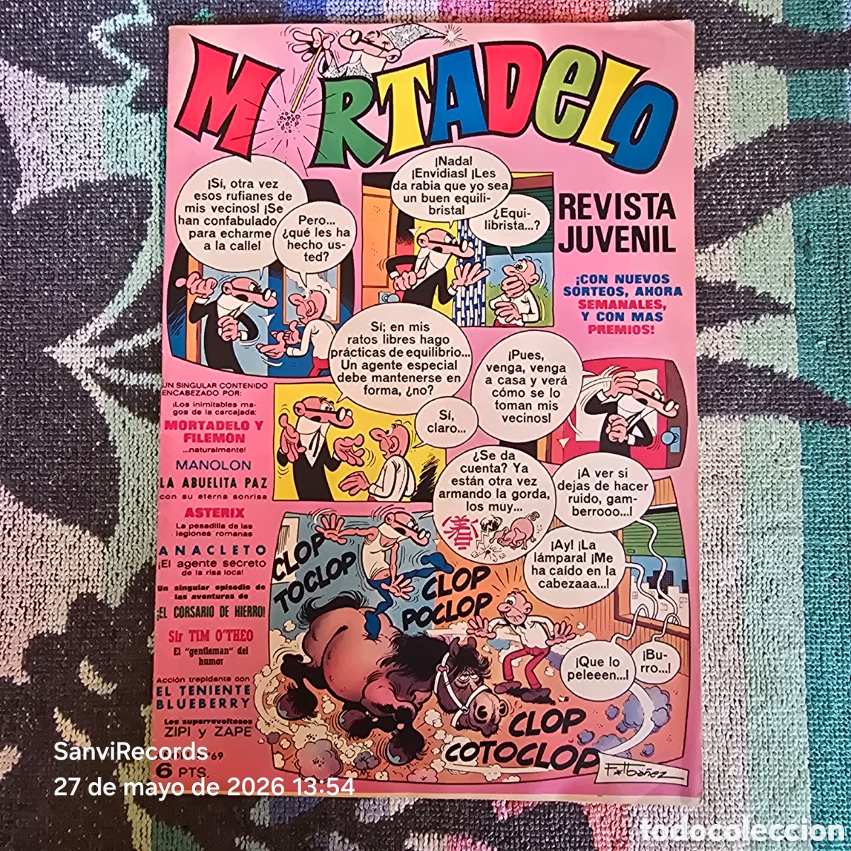 Tebeos: MORTADELO, REVISTA JUVENIL 69 (A&Ntilde;O III) (BRUGUERA)