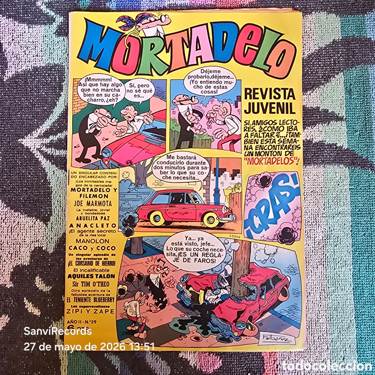 Tebeos: MORTADELO, REVISTA JUVENIL 39 (A&Ntilde;O II) (BRUGUERA)