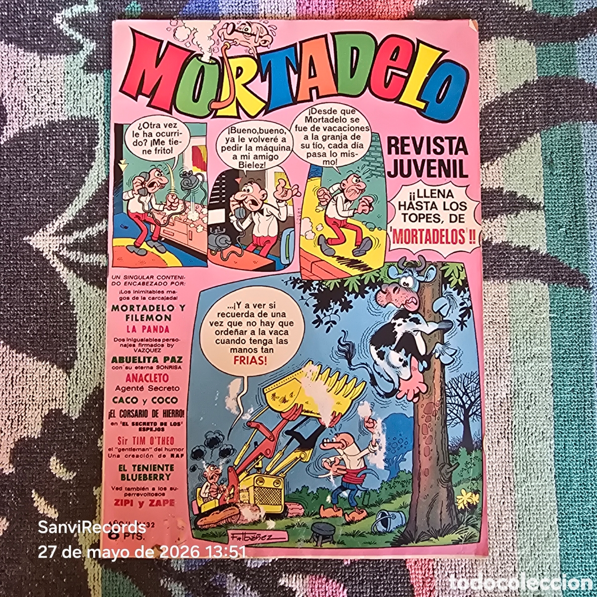 Tebeos: MORTADELO, REVISTA JUVENIL 32 (A&Ntilde;O II) (BRUGUERA)