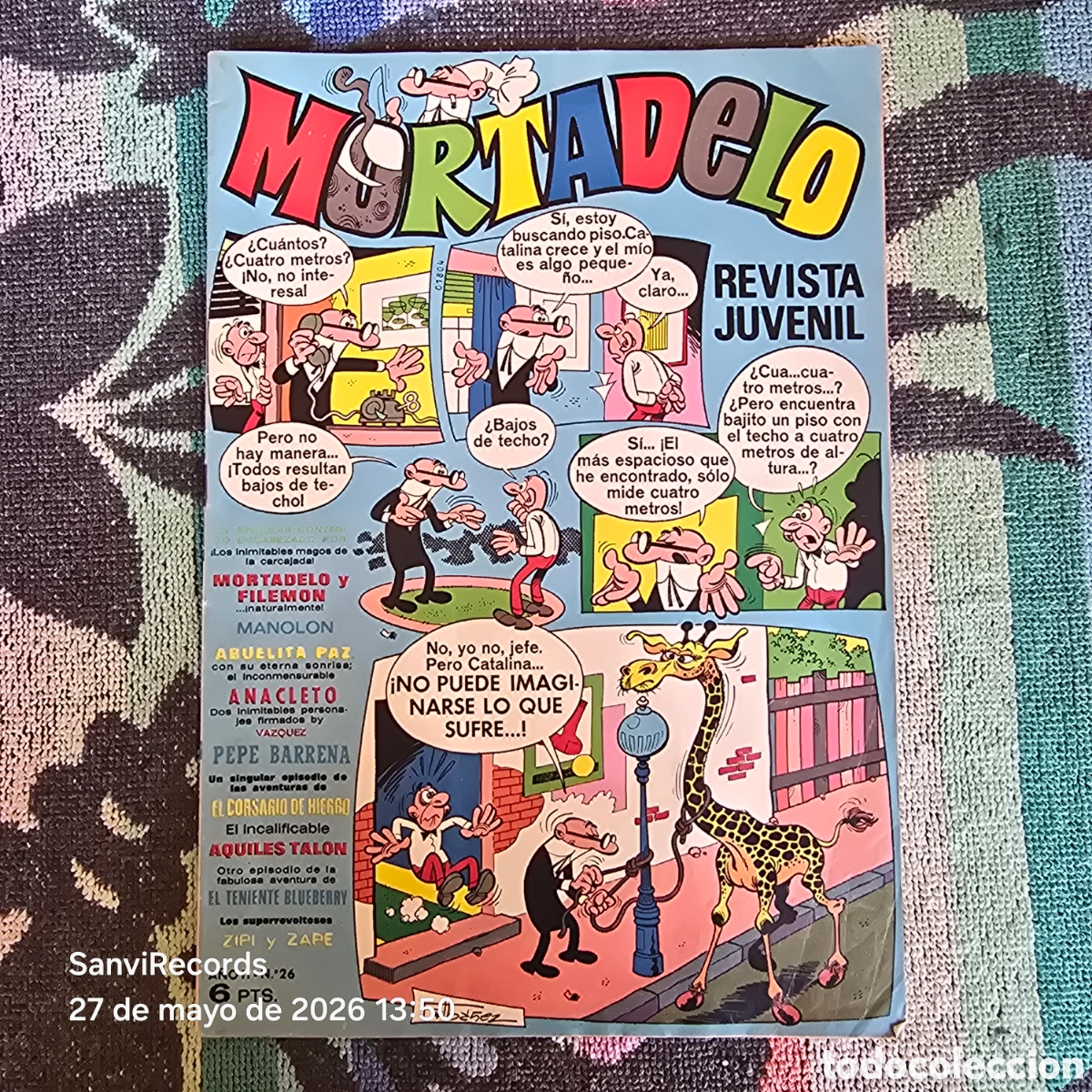 Tebeos: MORTADELO, REVISTA JUVENIL 26 (A&Ntilde;O II) (BRUGUERA)